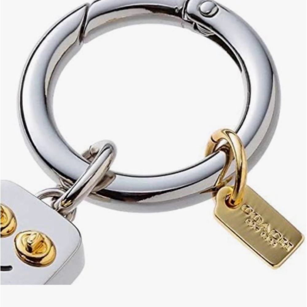 Coach Silver and Gold Robot Keychain - Picture 4 of 9